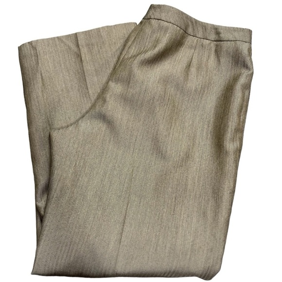 Evan-Picone Suit Pants Chevron Roll in Dijon Size 18 - Picture 5 of 10